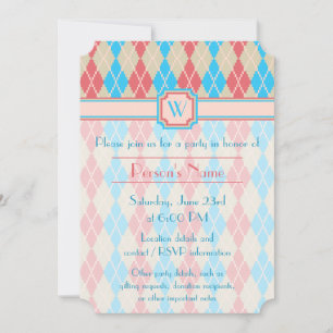 At the Beach Argyle Party Invitation