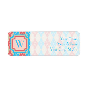 At the Beach Argyle Return Address Label