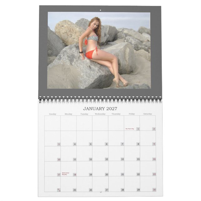 AT the Beach Calendar (Jan 2027)
