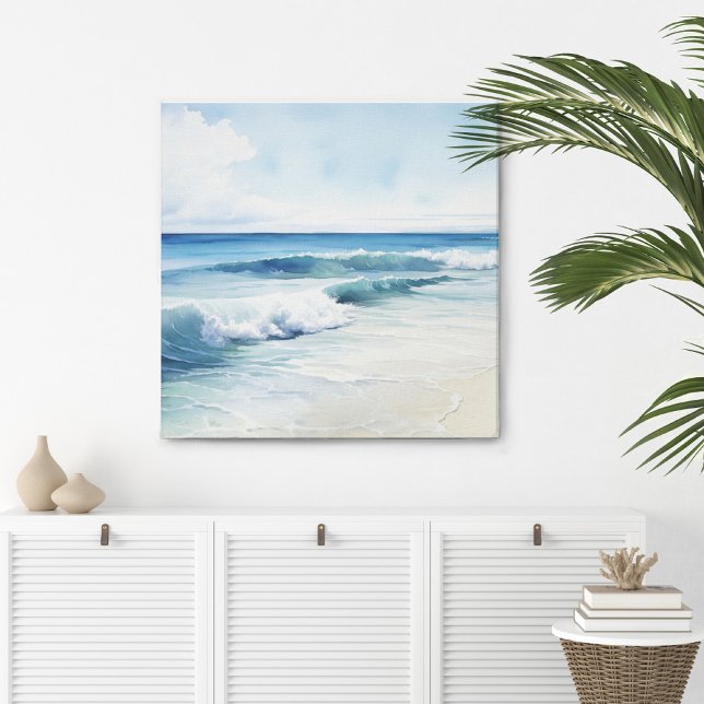 At the Beach Canvas Print (Creator Uploaded)