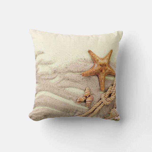 At the Beach  Cushion (Front)