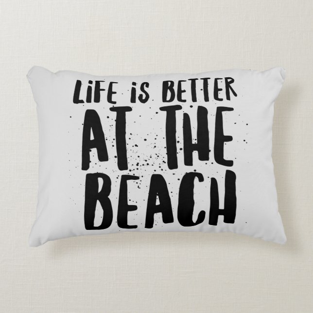 At The Beach Decorative Cushion (Front)