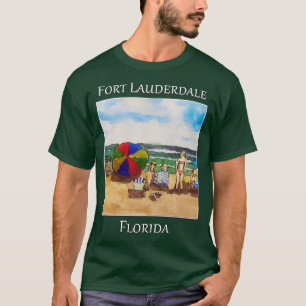 At the beach Fort Lauderdale Florida TShirt 1