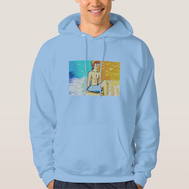 At the beach hoodie (Front)