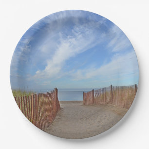 At The Beach Paper Plate