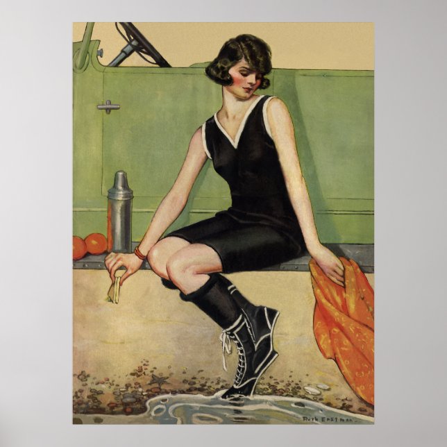 At the Beach Poster (Front)