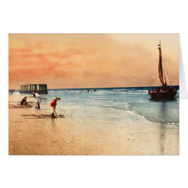 At The Beach - Vintage Fine Art (Front Horizontal)