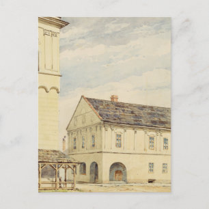At the bell tower in Spisska Sobota Postcard