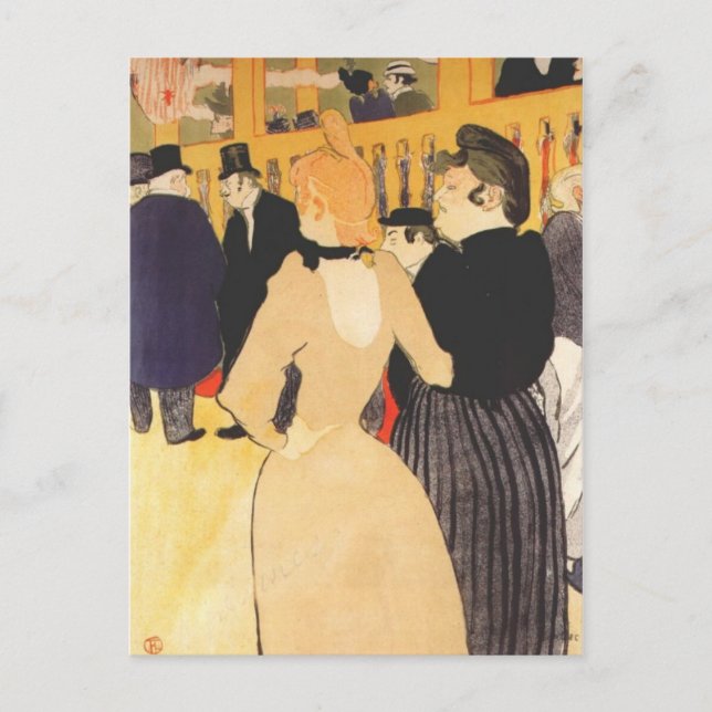 At the Cabaret Postcard (Front)