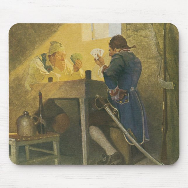 At the Cards in Cluny’s Cage by NC Wyeth Mouse Mat (Front)