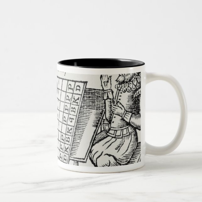At the Chess Board Two-Tone Coffee Mug (Right)