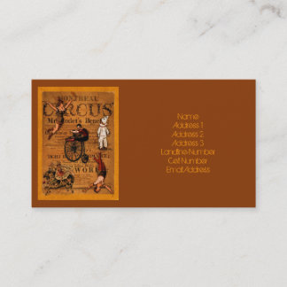 At the Circus Business Card