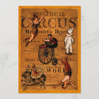 At the Circus Invitation