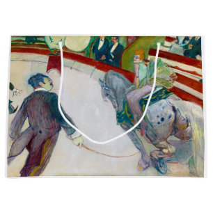 At the Circus, Lautrec Large Gift Bag