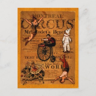 At the Circus Postcard