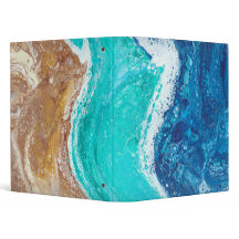 "At the Coast" Abstract EZD™ Ring Avery Binder