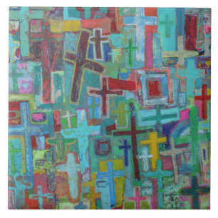 At the Cross 6 x 6 Ceramic Tile