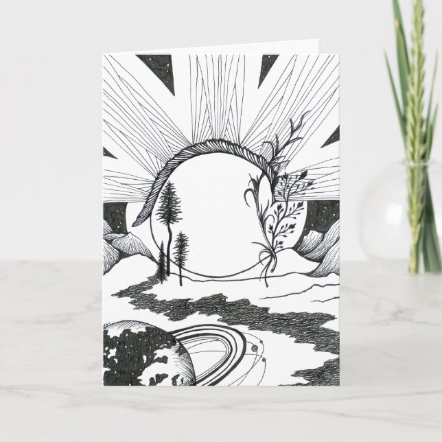 At the Dawn Greeting Card (Front)