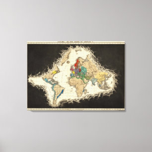 At The Death of Charles V 1551 Canvas Print