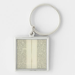 At The Death of Charles V 1551 Key Ring