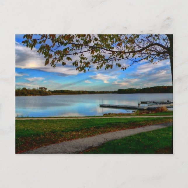 At The Dock Postcard (Front)