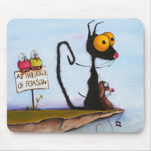 At the edge of reason mouse mat