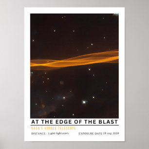 At the edge of the blast Space Education Poster