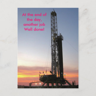 At the end of the day, another job Well done! Postcard