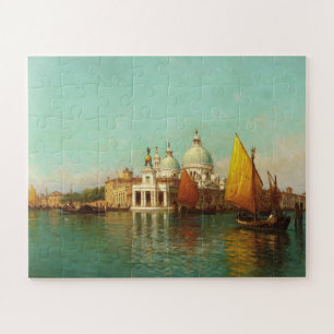 At The Entrance To The Grand Canal, Venice Jigsaw Puzzle