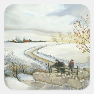 At the Farm Gate Square Sticker