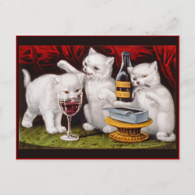 At the Feast - Postcard (Front)