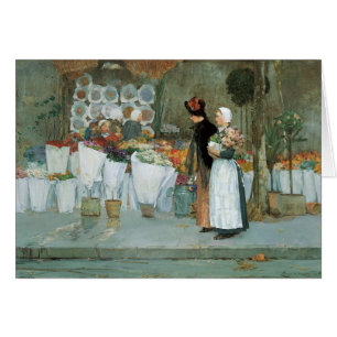 At The Florist by Childe Hassam, Vintage Fine Art