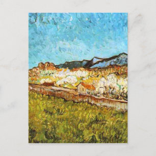 At the Foot of the Mountains Van Gogh Fine Art Postcard