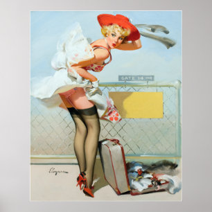 At the Gate Pin Up Poster