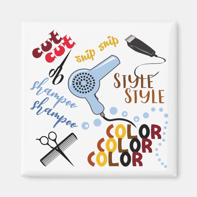 At The Hair Salon Magnet (Front)