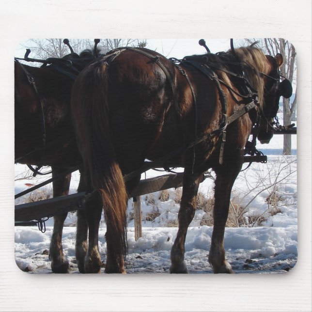 At the Hitching Post Mouse Mat (Front)