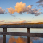 At the Lake Jigsaw Puzzle<br><div class="desc">Standing on the dock At the lake Jigsaw puzzle.</div>