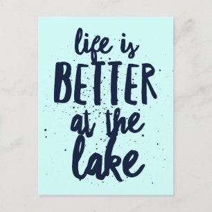At the Lake Postcard