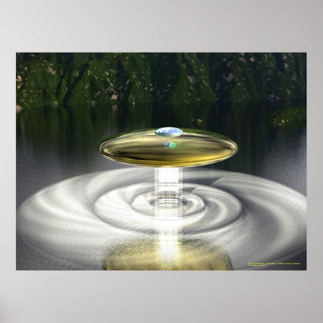 At the Lake Poster (Front)