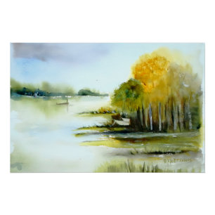 At the Lake Poster