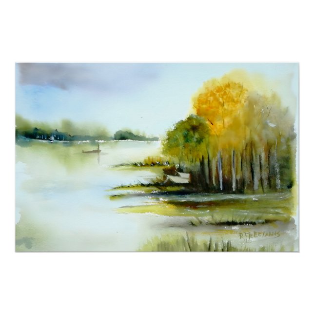 At the Lake Poster (Front)