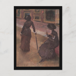 At The Louvre Postcard