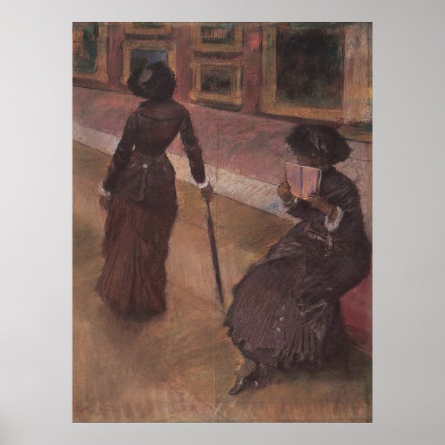 At The Louvre Poster (Front)