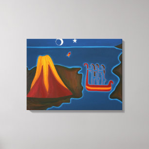 At the Messina Strait 2006 Canvas Print