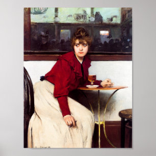 At the Moulin de la Galette, 1892 by Carbo Poster