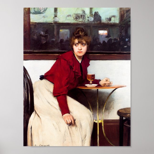 At the Moulin de la Galette, 1892 by Carbo Poster (Front)