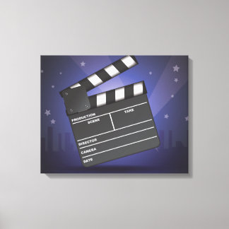 At the movies canvas print