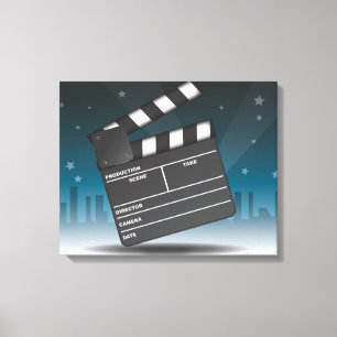 At the movies canvas print