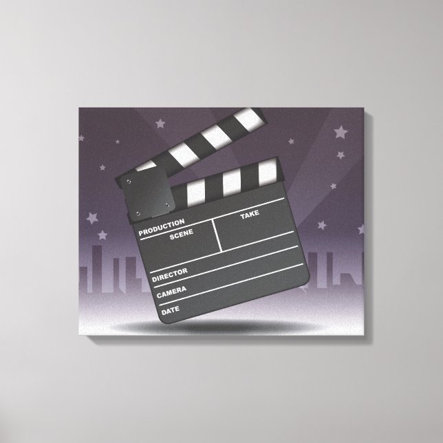 At the movies canvas print (Front)