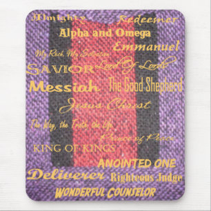 at the name of Jesus... Mouse Mat